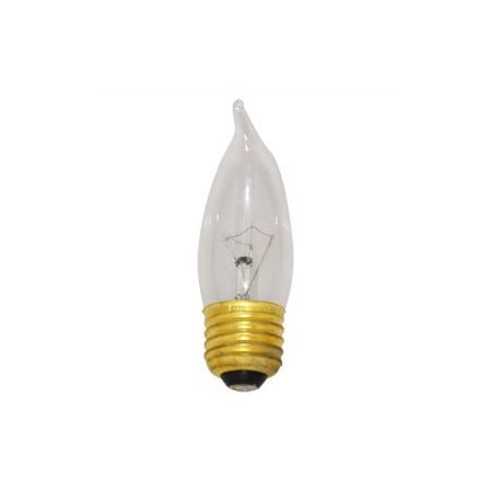 Replacement For LIGHT BULB  LAMP 60EFC130V INCANDESCENT DECORATIVE BENT TIP 4PK